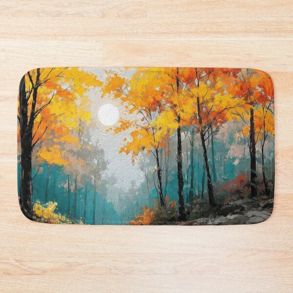 Item preview, SUNLIT STILLNESS IN AUTUMN WOODS designed and sold by ArtbyRolleen.