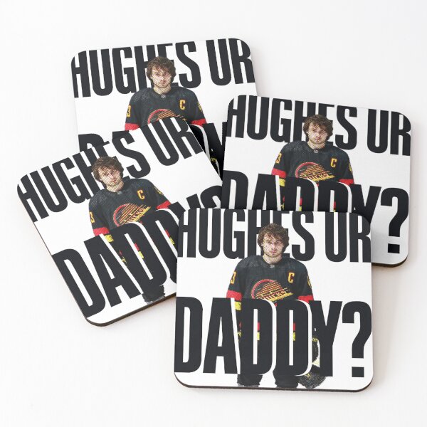 Item preview, Quinn Hughes Ur Daddy Flag designed and sold by ZGMdesign.