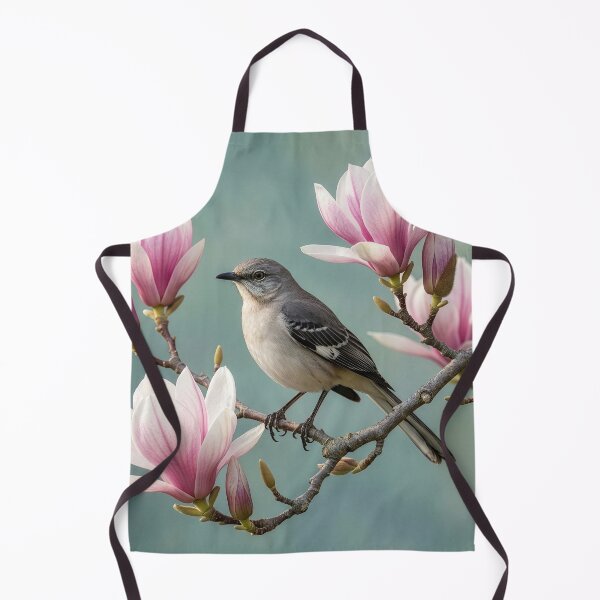 Item preview, Mockingbird on a Flowering Magnolia Branch designed and sold by Tridentulus.