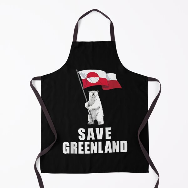Item preview, save greenland, Nu det Nuuk! Now's Enough! Greenland Flag Funny Saying designed and sold by ohmylore-arts.