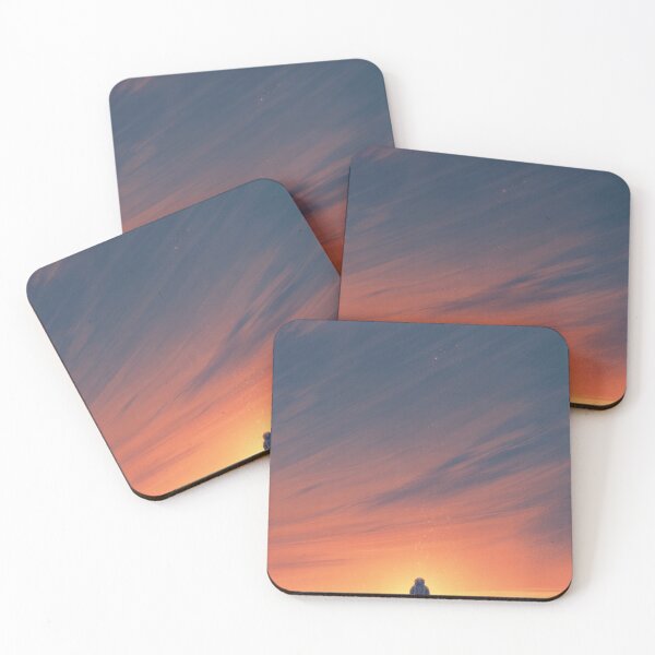 Item preview, BEYOND – Cinematic Astronaut Sunset Poster designed and sold by AtlasMuseStudio.