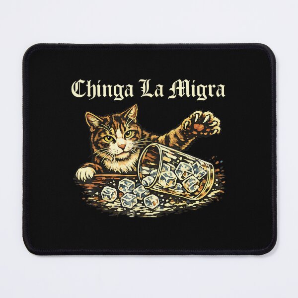 Item preview, Chinga La Migra Cat No Ice designed and sold by ohmylore-arts.