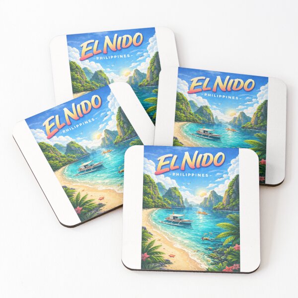 Item preview, El Nido Sunset Serenity – Miniloc Island, Matinloc Shrine & Coral Reefs designed and sold by Places On Earth.