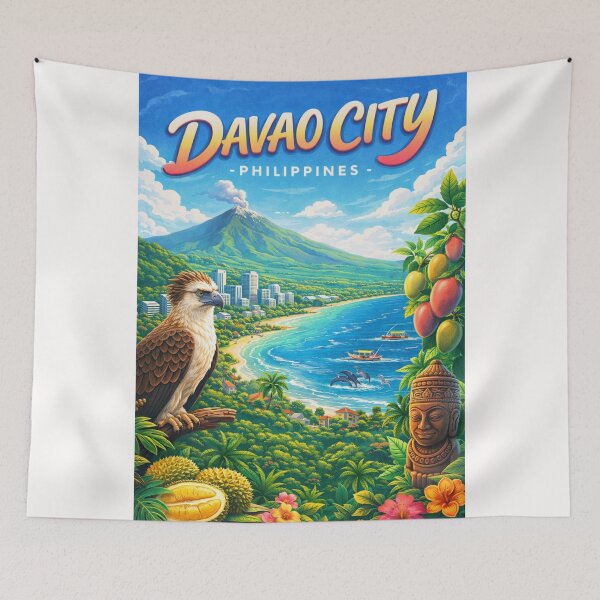 Item preview, Davao City Nature Fusion – Mt. Apo, Samal Island & Philippine Eagle Sanctuary designed and sold by Places On Earth.