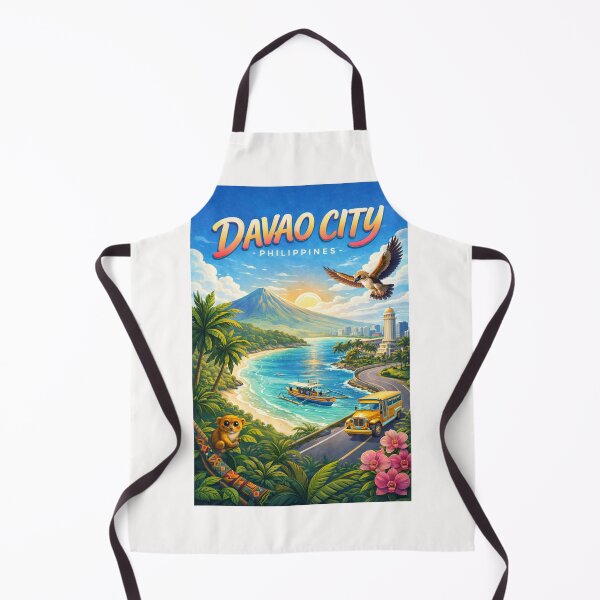 Item preview, Davao City Coastal Charm – Mt. Apo, Samal Island & Cultural Landmarks designed and sold by Places On Earth.
