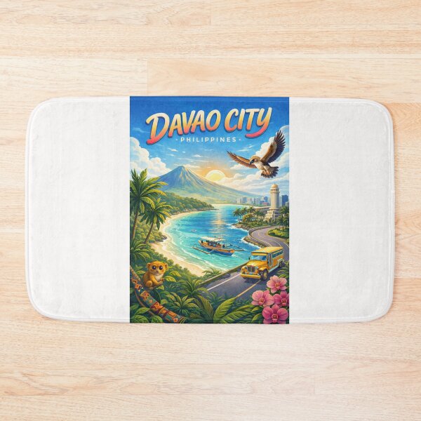 Item preview, Davao City Coastal Charm – Mt. Apo, Samal Island & Cultural Landmarks designed and sold by Places On Earth.