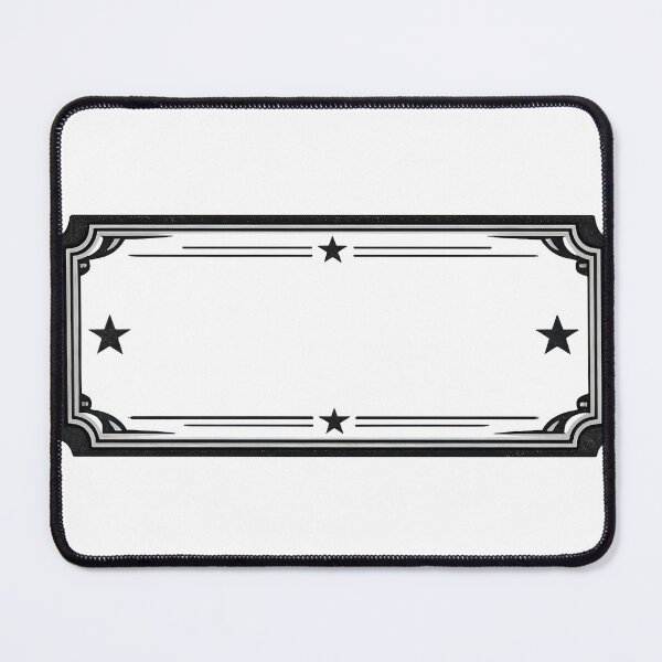 Item preview, Vintage ticket design with stars and decorative border designed and sold by Creative88Art.