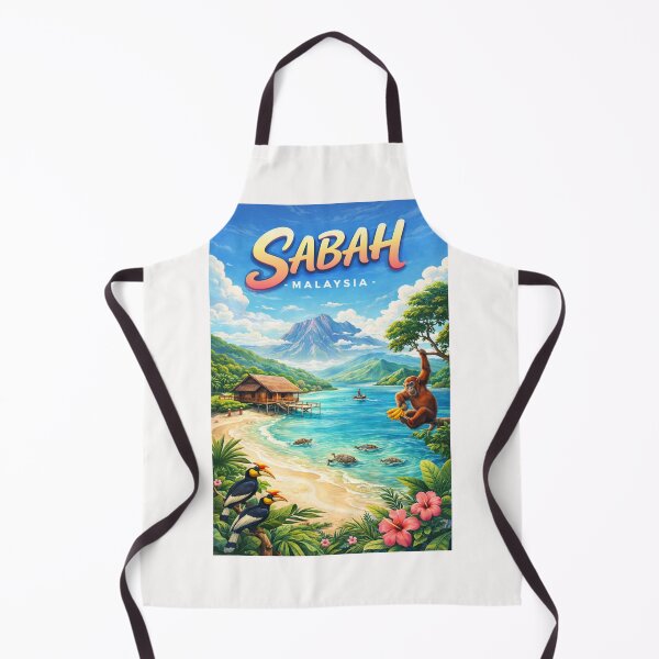 Item preview, Sabah Borneo Wonders – Mount Kinabalu, Sipadan Island & Orangutan Sanctuaries designed and sold by Places On Earth.