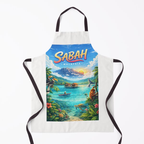 Item preview, Sabah Coastal Splendor – Mount Kinabalu, Coral Reefs & Borneo Wildlife designed and sold by Places On Earth.