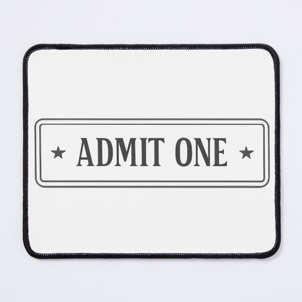 Item preview, Admit one ticket stub with star accents designed and sold by Creative88Art.
