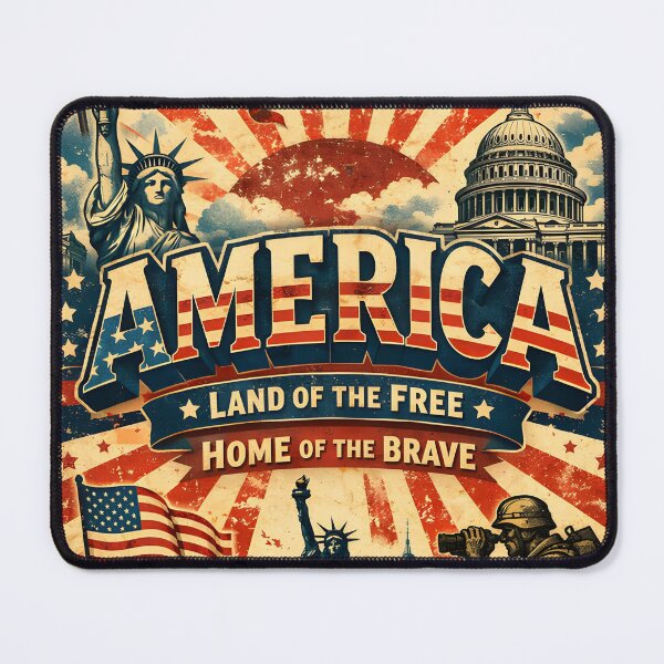 Item preview, Vintage Patriotic USA Poster designed and sold by disktivsucky.