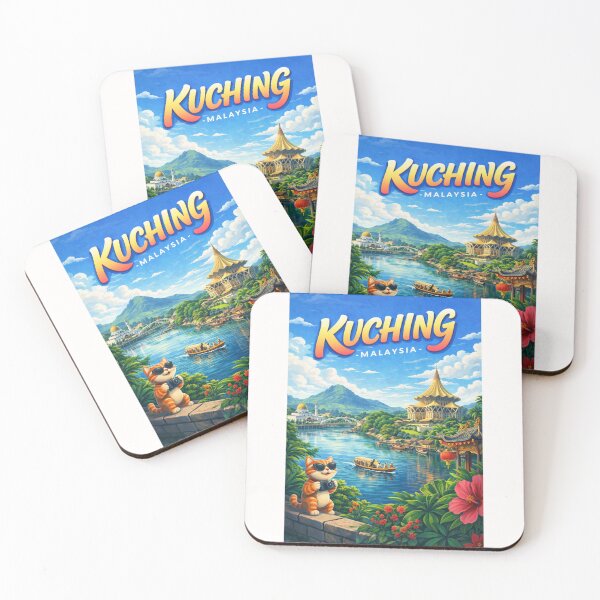 Item preview, Kuching Riverside Magic – Sarawak River, Chinatown & Golden Mosque Glow designed and sold by Places On Earth.