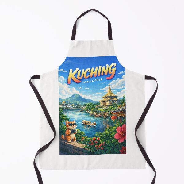 Item preview, Kuching Riverside Magic – Sarawak River, Chinatown & Golden Mosque Glow designed and sold by Places On Earth.