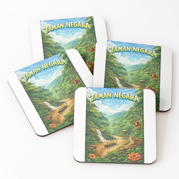 Item preview, Taman Negara Jungle Majesty – Pahang Rainforest, Tigers & Orangutans designed and sold by Places On Earth.
