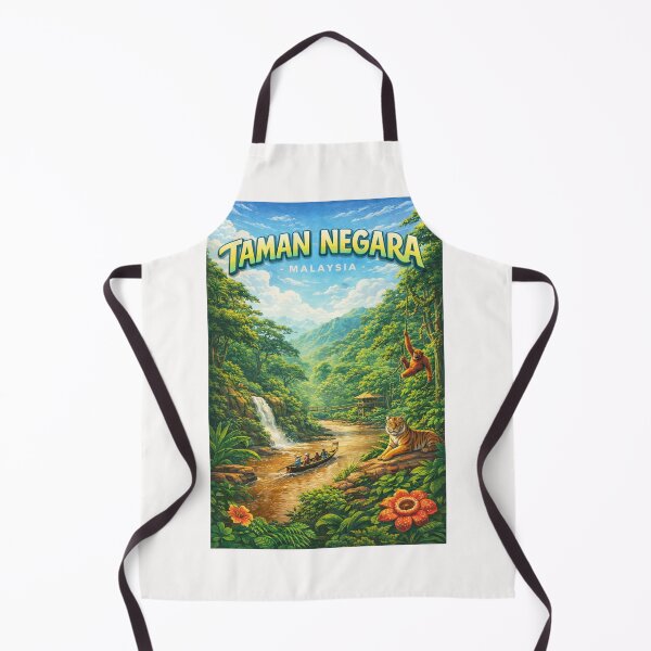 Item preview, Taman Negara Jungle Majesty – Pahang Rainforest, Tigers & Orangutans designed and sold by Places On Earth.