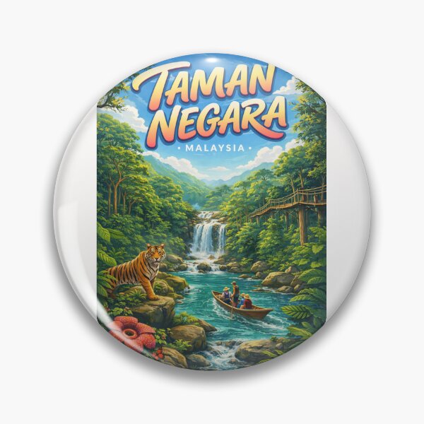 Item preview, Taman Negara River Trails – Gunung Tahan, Canopy Walkway & Lata Berkoh designed and sold by Places On Earth.