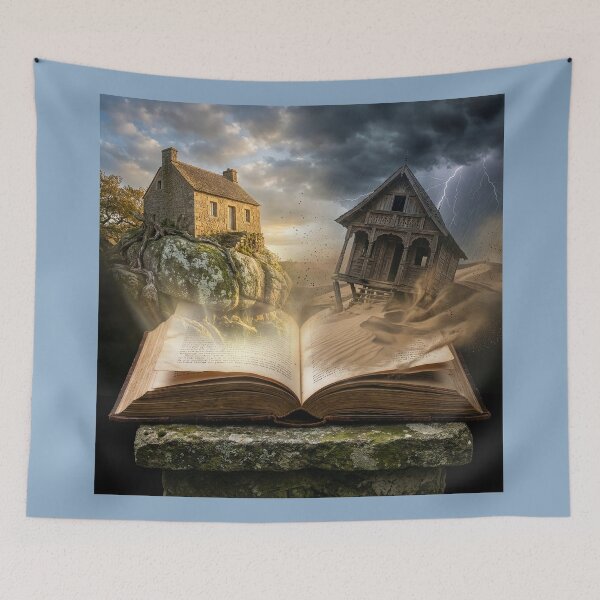 Item preview, Houses Built on Sand and Stone designed and sold by Tridentulus.