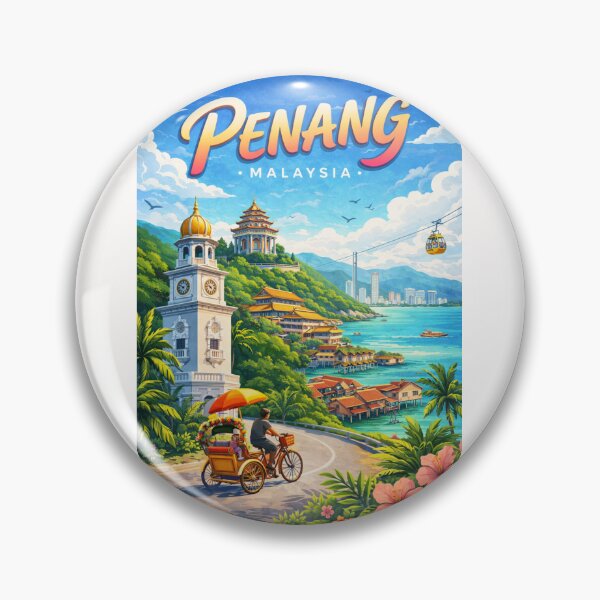 Item preview, Penang Heritage Vista – George Town, Kek Lok Si Temple & Cheong Fatt Tze designed and sold by Places On Earth.