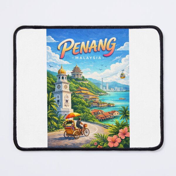 Item preview, Penang Heritage Vista – George Town, Kek Lok Si Temple & Cheong Fatt Tze designed and sold by Places On Earth.