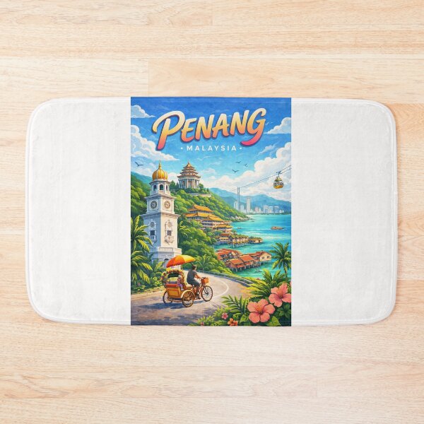Item preview, Penang Heritage Vista – George Town, Kek Lok Si Temple & Cheong Fatt Tze designed and sold by Places On Earth.