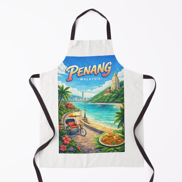 Item preview, Penang Seaside Charm – Gurney Drive, Kek Lok Si & George Town Skyline designed and sold by Places On Earth.