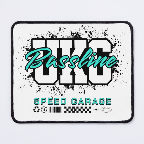 Item preview, UKG - Bassline Spray Paint (black)  designed and sold by Discothreadz.