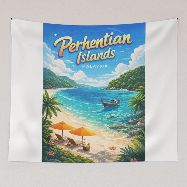 Item preview, Perhentian Islands Tropical Bliss – Besut, Long Beach & Coral Gardens designed and sold by Places On Earth.
