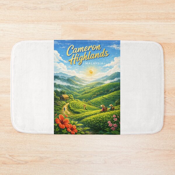Item preview, Cameron Highlands Sunrise Terraces – Tea Plantations, Brinchang & Mossy Forest designed and sold by Places On Earth.