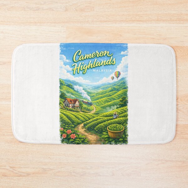 Item preview, Cameron Highlands Rolling Trails – Boh Tea, Tringkap & Hot Air Views designed and sold by Places On Earth.