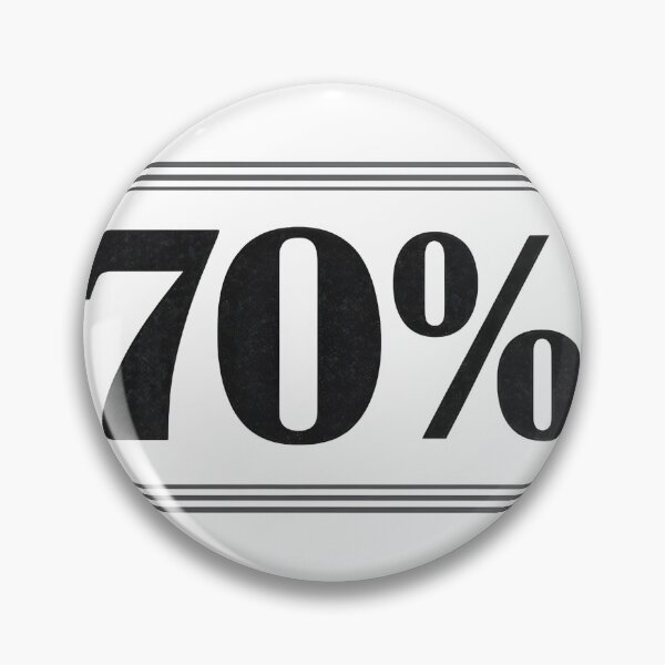 Item preview, Stunning seventy percent discount label for marketing promotions designed and sold by Creative88Art.