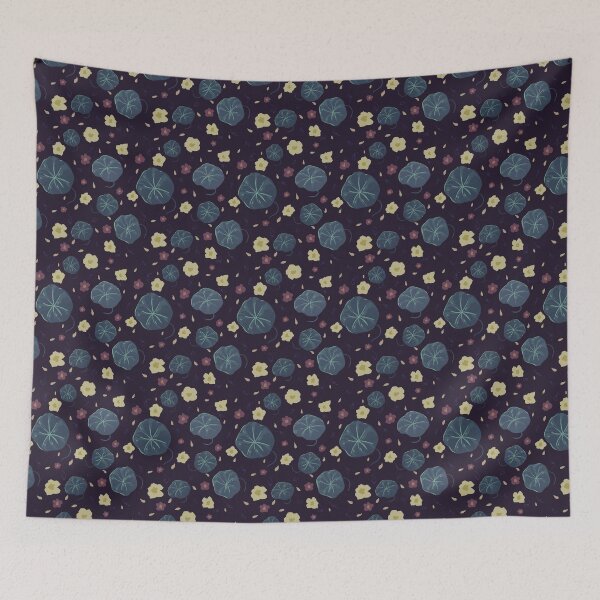Item preview, Night Tropaeolum majus designed and sold by Nicofiish.