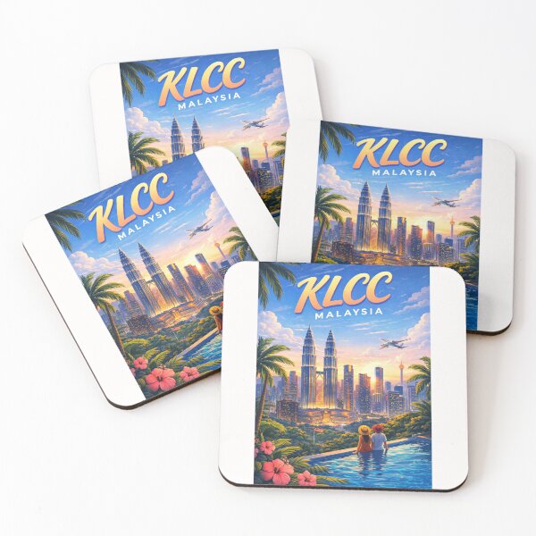 Item preview, KLCC City Lights – Petronas Towers, KL Tower & Sunset Skyline designed and sold by Places On Earth.