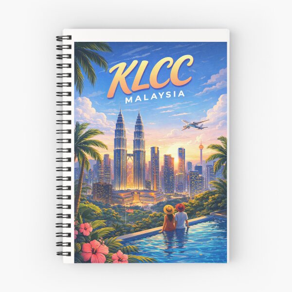 Item preview, KLCC City Lights – Petronas Towers, KL Tower & Sunset Skyline designed and sold by Places On Earth.