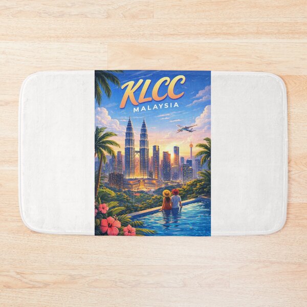 Item preview, KLCC City Lights – Petronas Towers, KL Tower & Sunset Skyline designed and sold by Places On Earth.