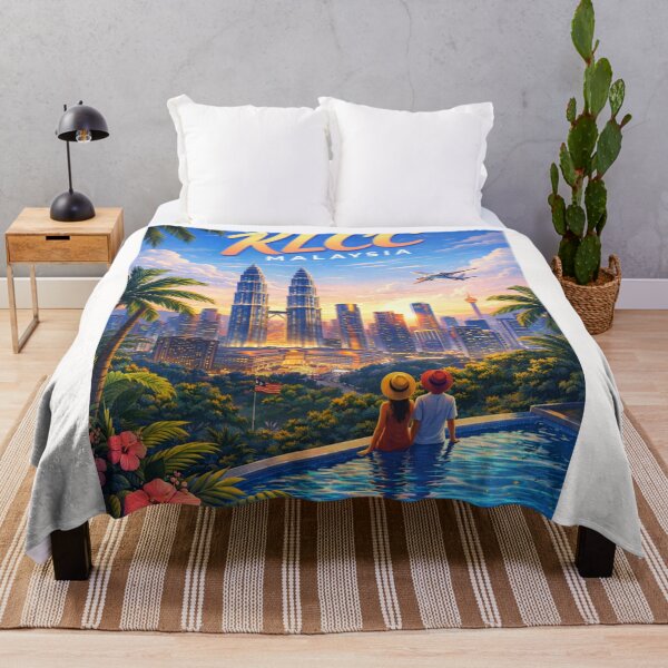 Item preview, KLCC City Lights – Petronas Towers, KL Tower & Sunset Skyline designed and sold by Places On Earth.