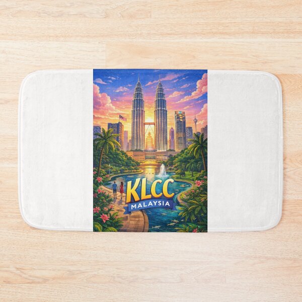 Item preview, KLCC Park Sunset – Petronas Towers, Aquaria & KL Skyline Reflections designed and sold by Places On Earth.