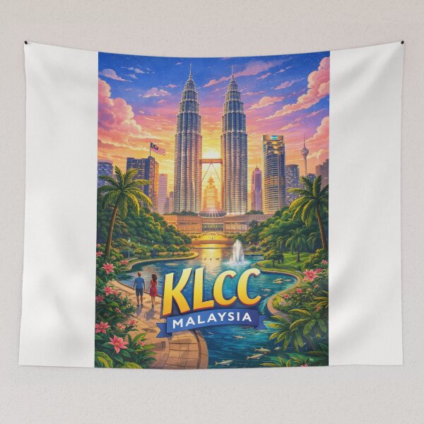 Item preview, KLCC Park Sunset – Petronas Towers, Aquaria & KL Skyline Reflections designed and sold by Places On Earth.