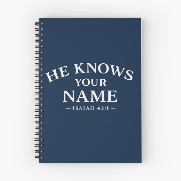 Item preview, He Knows Your Name – Isaiah 43:1 Christian Faith Shirt designed and sold by HooptownRV.