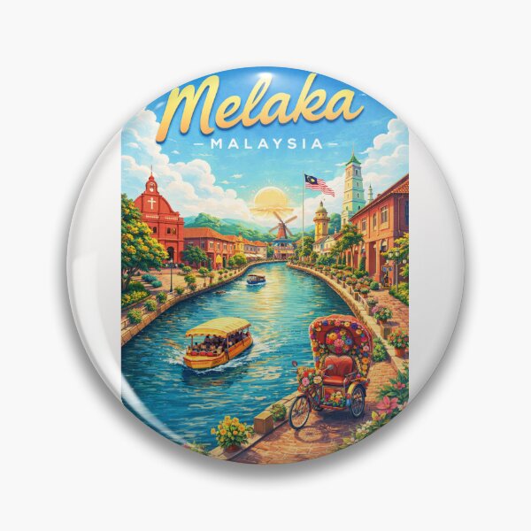 Item preview, Melaka Riverside Heritage – Dutch Square, Jonker Walk & Trishaw Charm designed and sold by Places On Earth.