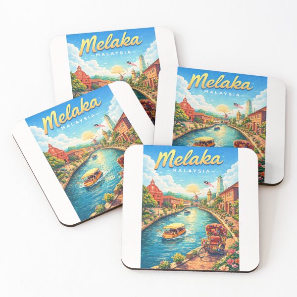 Item preview, Melaka Riverside Heritage – Dutch Square, Jonker Walk & Trishaw Charm designed and sold by Places On Earth.