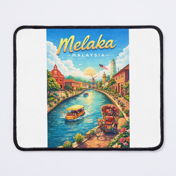 Item preview, Melaka Riverside Heritage – Dutch Square, Jonker Walk & Trishaw Charm designed and sold by Places On Earth.