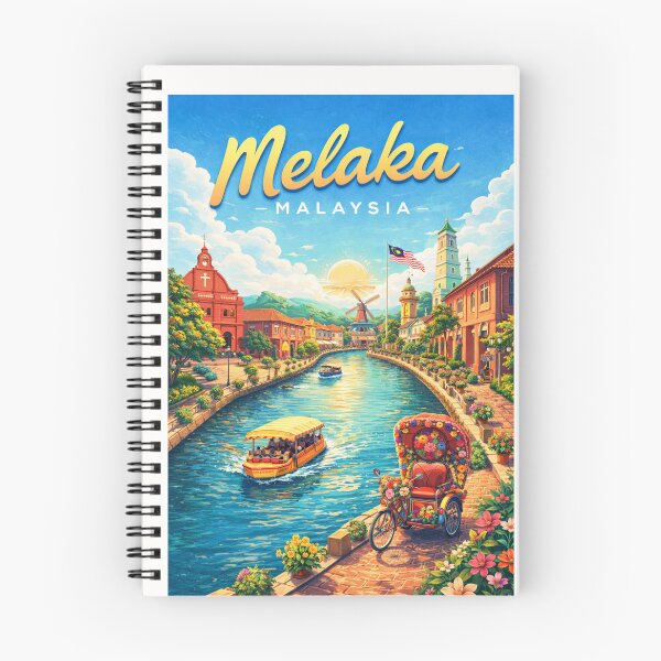Item preview, Melaka Riverside Heritage – Dutch Square, Jonker Walk & Trishaw Charm designed and sold by Places On Earth.
