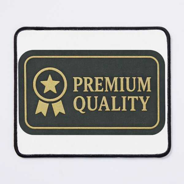 Item preview, Premium quality label with gold star and ribbon emblem designed and sold by Creative88Art.