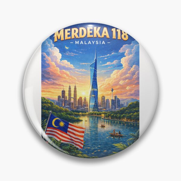 Item preview, Merdeka 118 Moonrise – Petaling Street, KL Tower & Twilight Reflections designed and sold by Places On Earth.