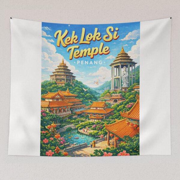 Item preview, Kek Lok Si Temple Heights – Penang Pagoda, Buddha Statue & Air Itam Vista designed and sold by Places On Earth.