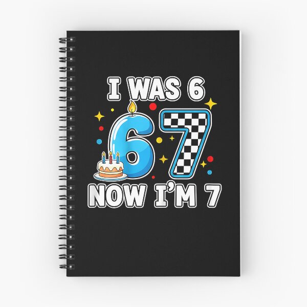 Item preview, 7 Years Old Birthday Checkered I was 6 Now I'm 7 Birthday designed and sold by heymbe.