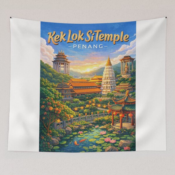 Item preview, Kek Lok Si Temple – Penang designed and sold by Places On Earth.