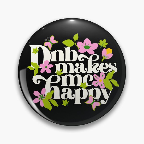 Item preview, DNB - Makes Me Happy (White)  designed and sold by Discothreadz.