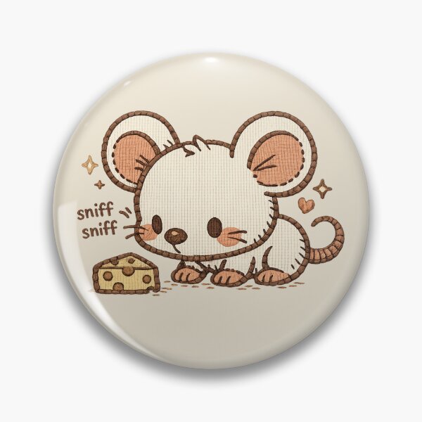 Item preview, Cute Mouse Sniff Cheese Design For Animal Lovers designed and sold by BlobyDesigne.