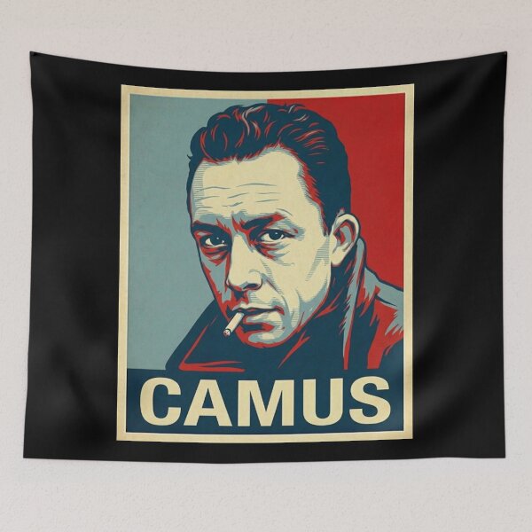 Item preview, Albert Camus Hope Style Retro Poster Art designed and sold by DamianRoy88.